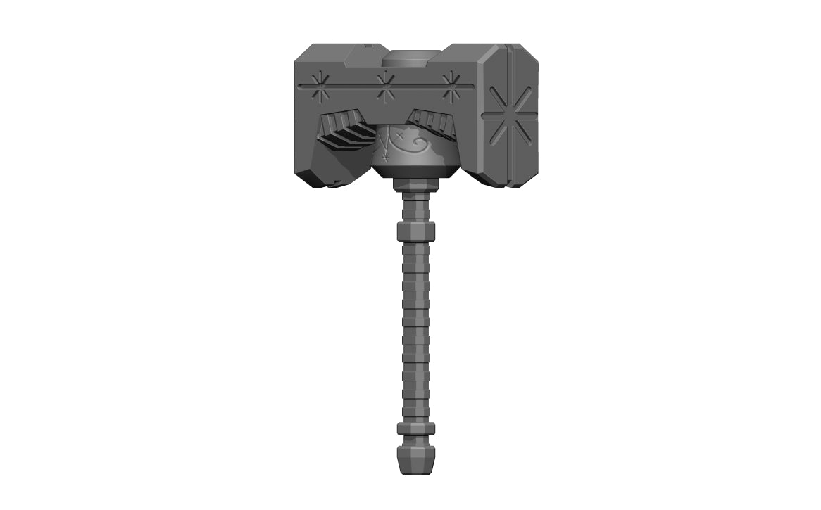 Ogun Head and Hammer Set (Digital Files)