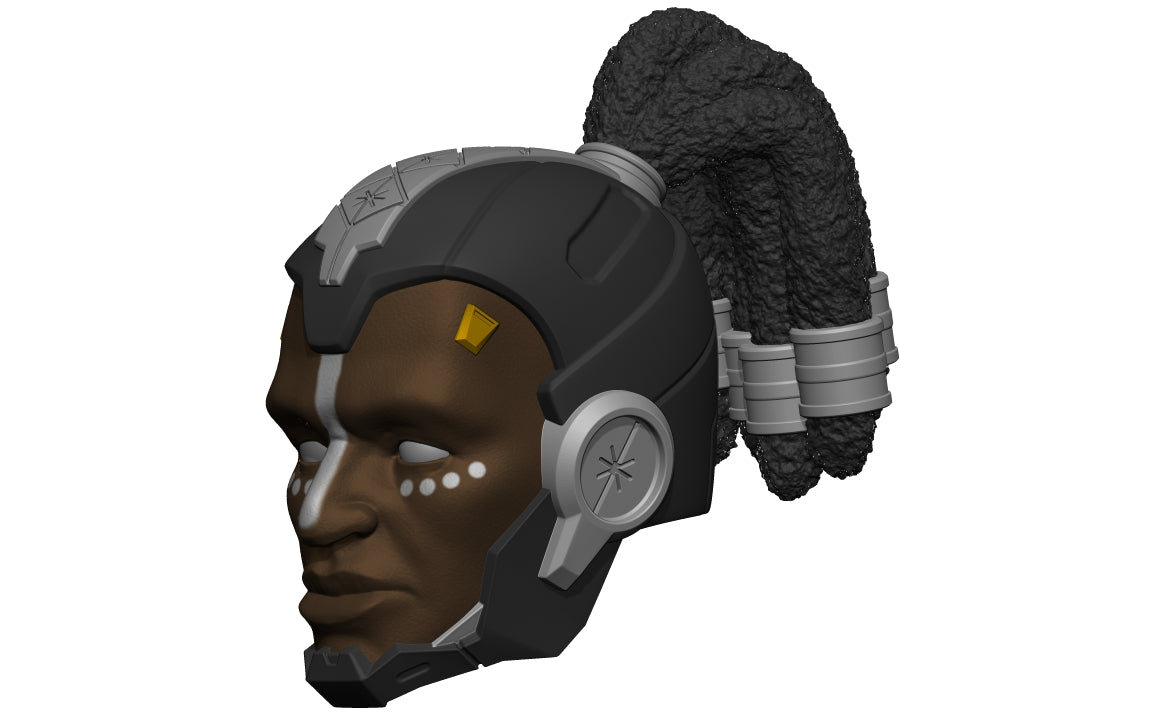 Ogun Head and Hammer Set (Digital Files)