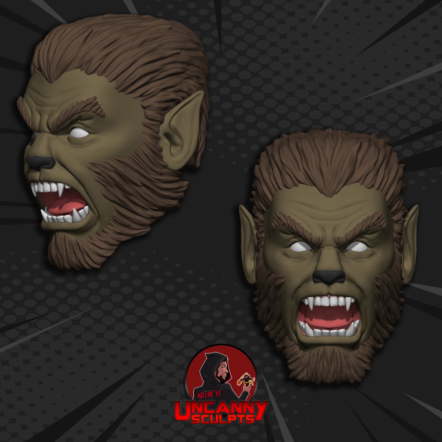 Nocturne Wolfman (Digital File)